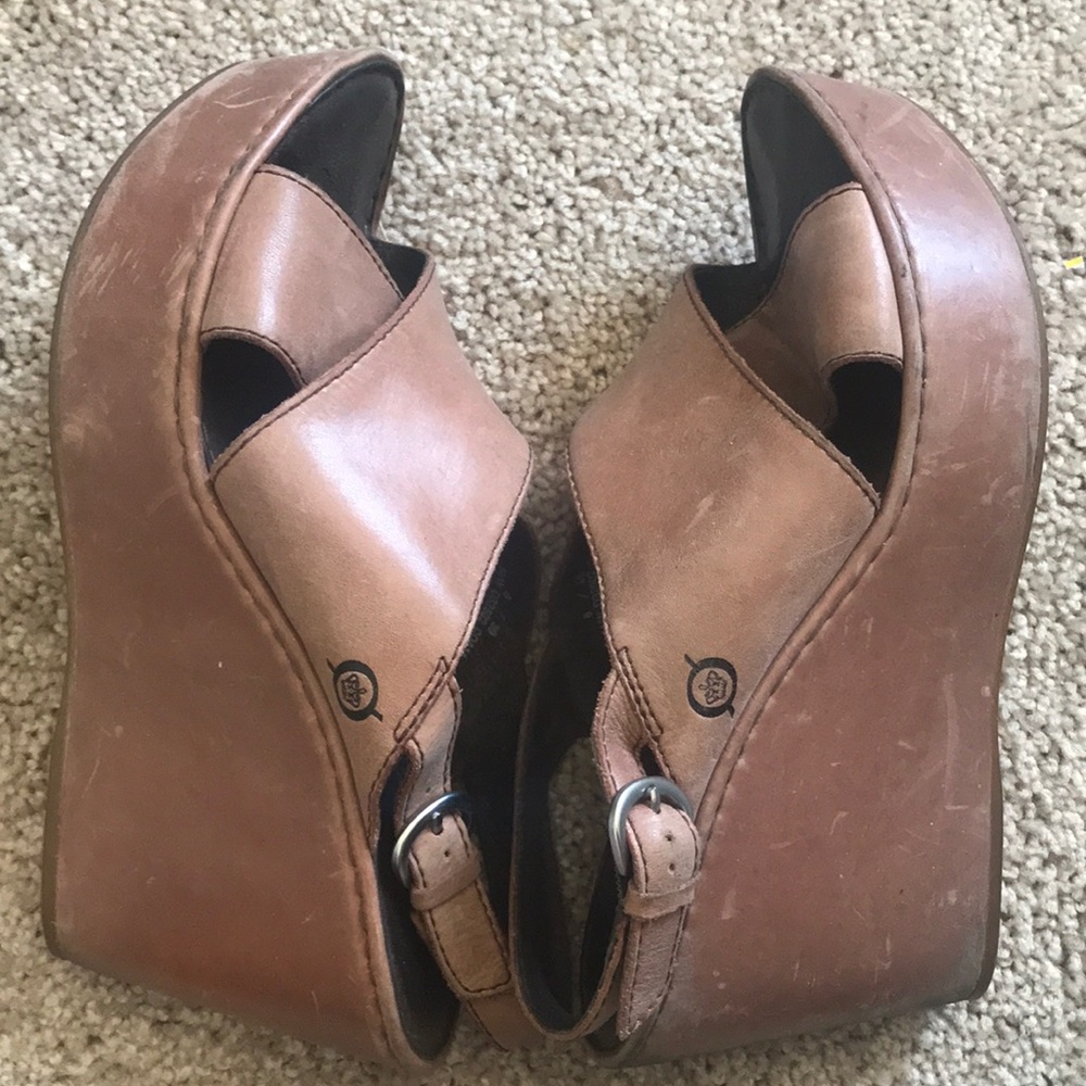 Born brown wedge - Picture 2 of 6